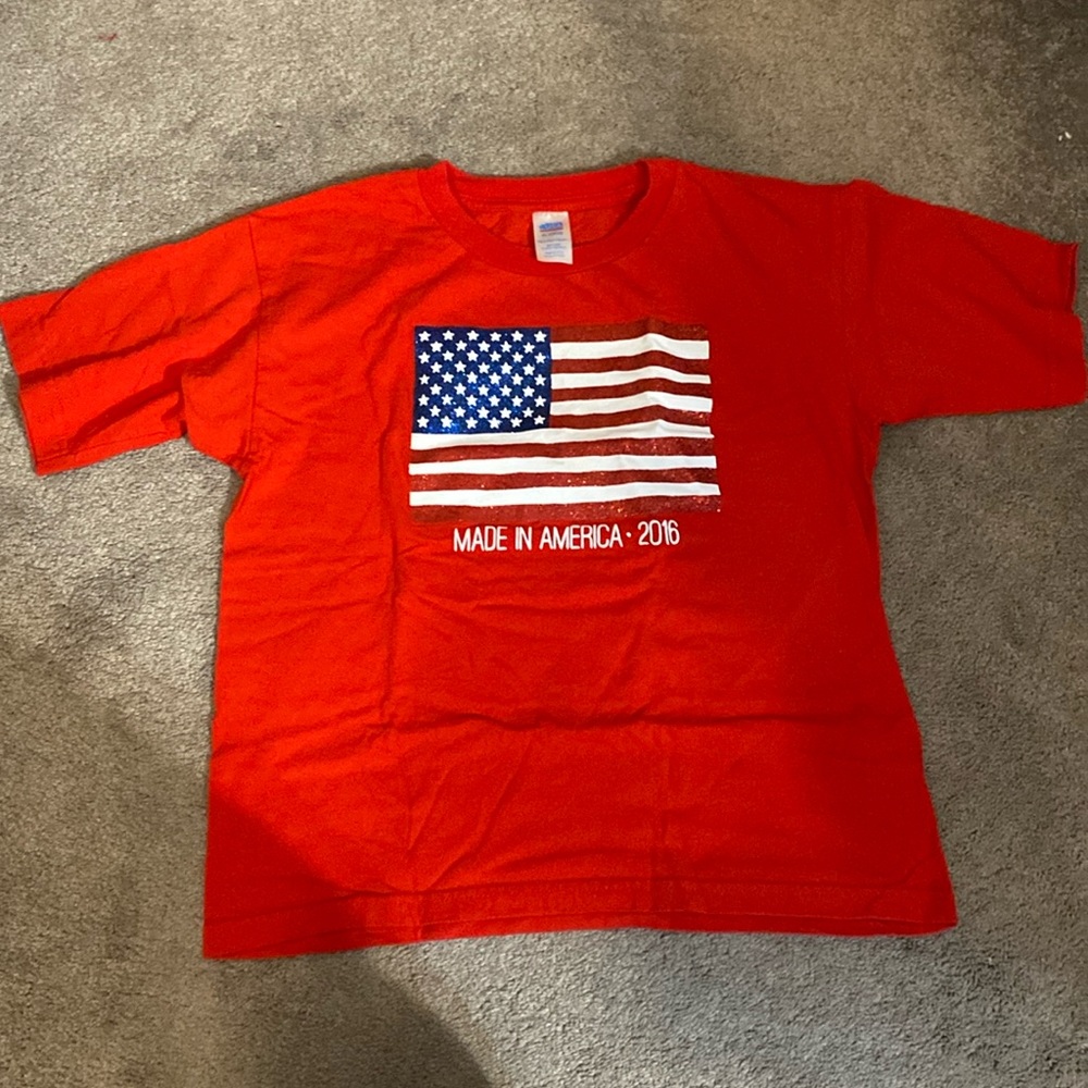 made in usa 2016 glitter shirt